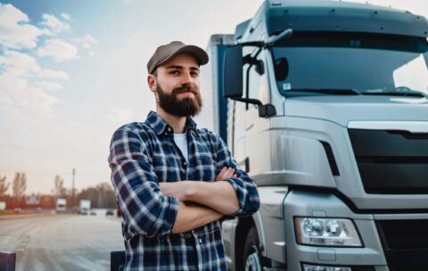 man-working-as-truck-driver-posing
