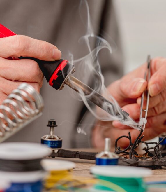 Quadcopter repairing process