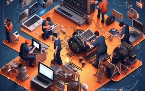 scena-mul-tfil-ma-3d-izobrazausaa-mnozestvo-ludei-vypolnausih-neskol-ko-zadac